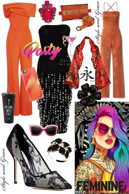 Party in colorful - Fashion set