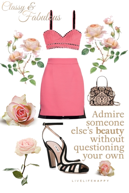 Classy in pink - Fashion set
