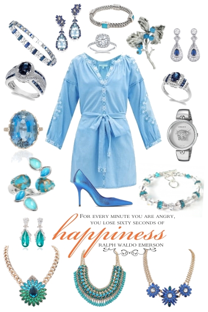 Happiness in blue 