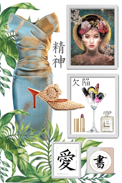Beauty oriental - combinação de moda