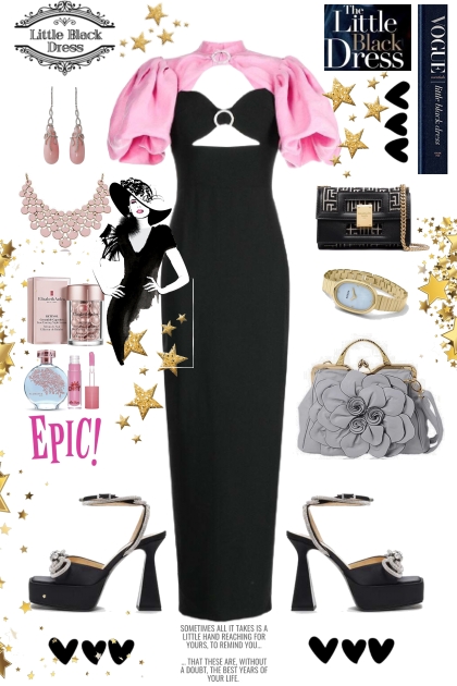 Little black dress- combinação de moda