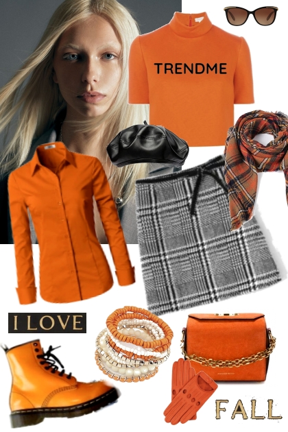 I love orange - Combinaciónde moda