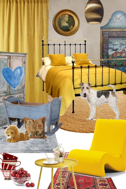 Yellow home- Combinazione di moda
