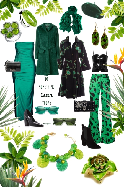 Green today - Combinazione di moda