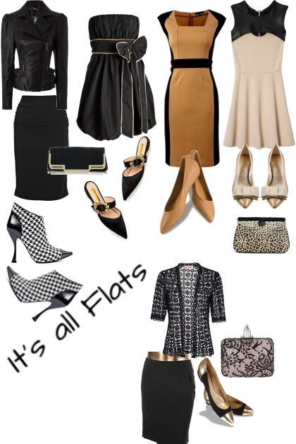 All in Flats - combinação de moda