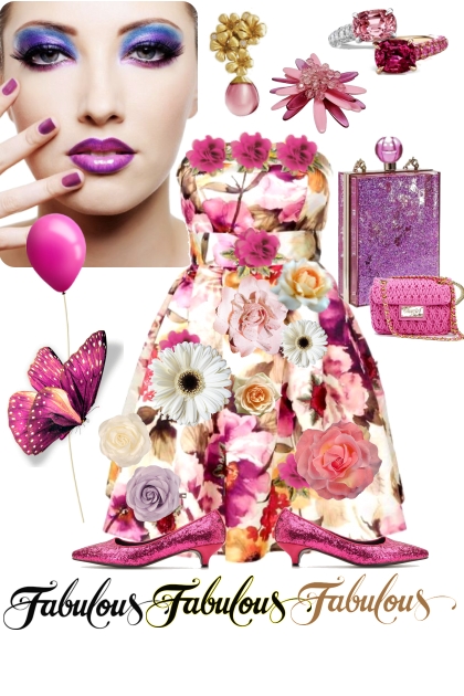 Flowerdress 2- Combinazione di moda