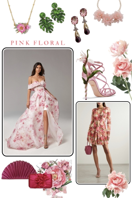Pink Floral - Kreacja
