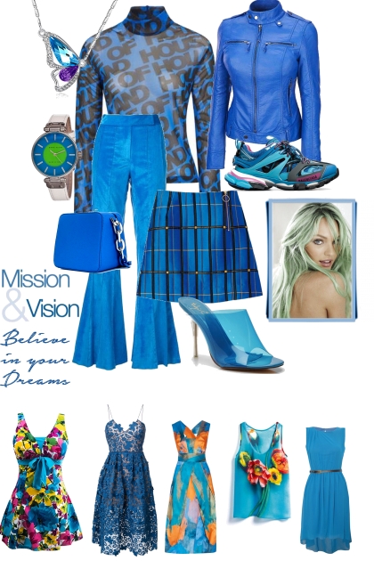 Blue Vision - Модное сочетание
