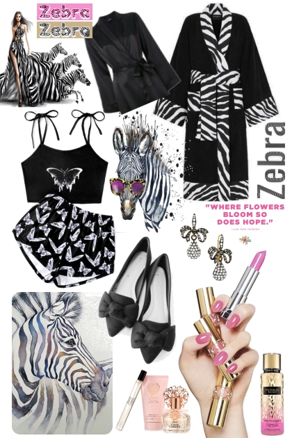 Zebra 2- combinação de moda