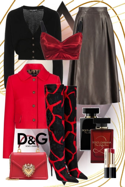 Dolce & Gabbana 2- combinação de moda
