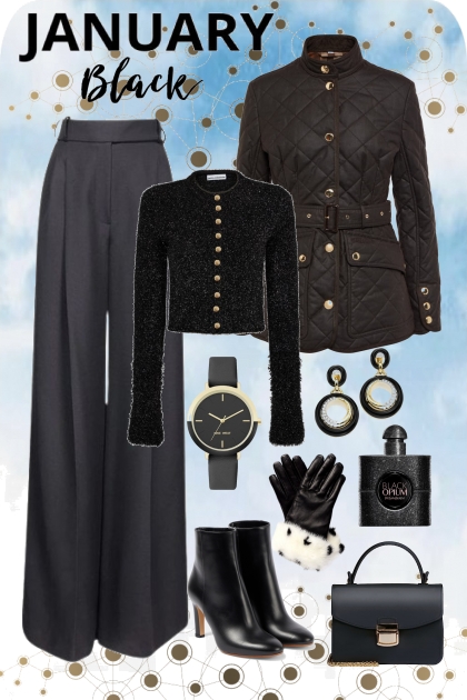 January black- Fashion set