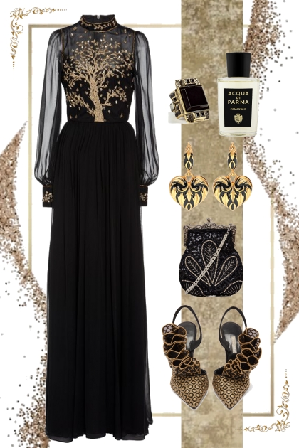 Black and Gold- Combinazione di moda