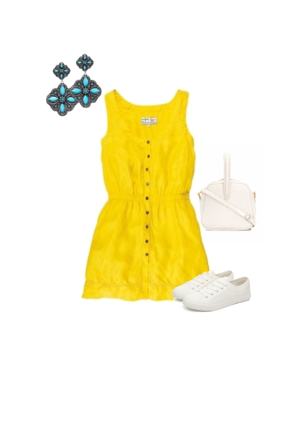 Casual3-Tríada-Vestido amarillo.- combinação de moda