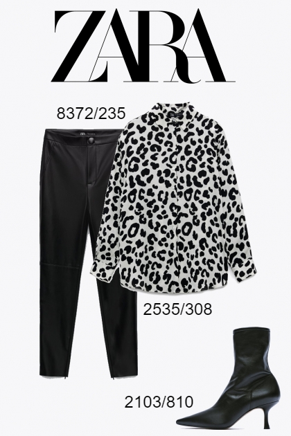 Zara Fall 2021 Look #14- combinação de moda