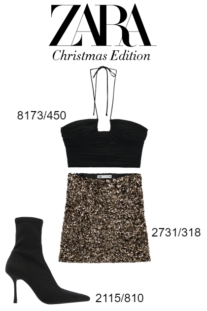 Zara Christmas Edition Look #1