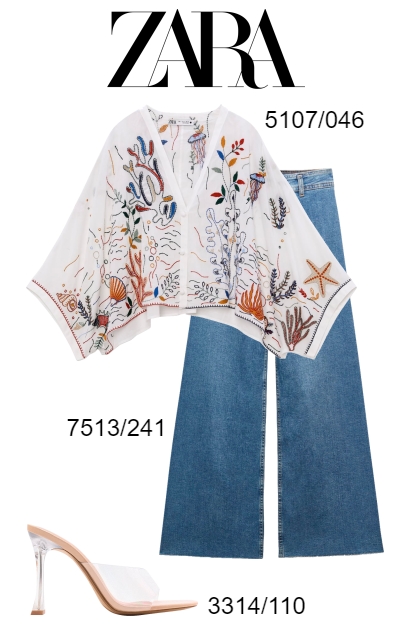 Zara Summer 2023 Look #3- Fashion set