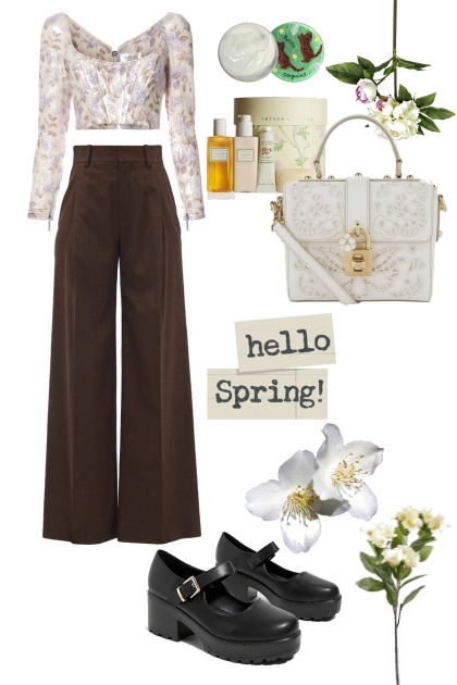 Vintage-styled spring look