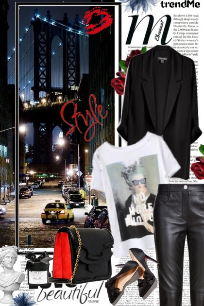 Stylish city- combinação de moda