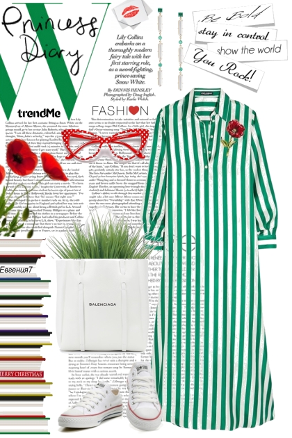 Striped summer ))- Combinaciónde moda
