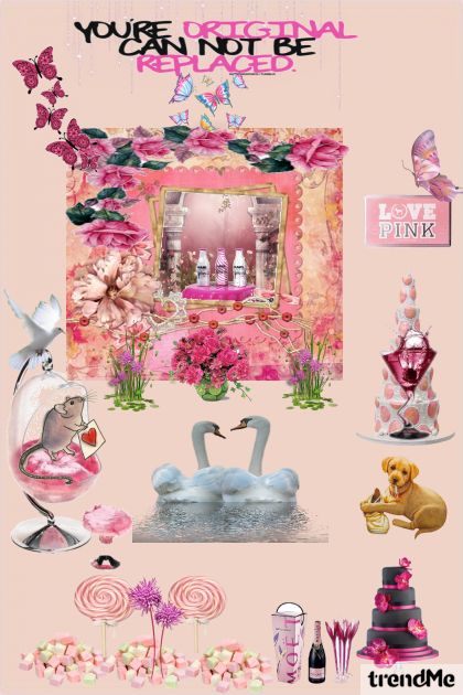 love pink- Combinazione di moda