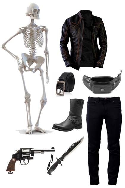 Skeleton Highwayman- combinação de moda