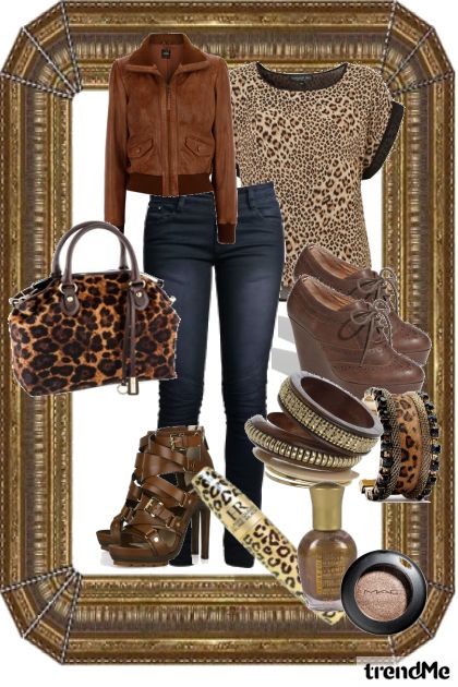 Casual Leopard - Combinaciónde moda