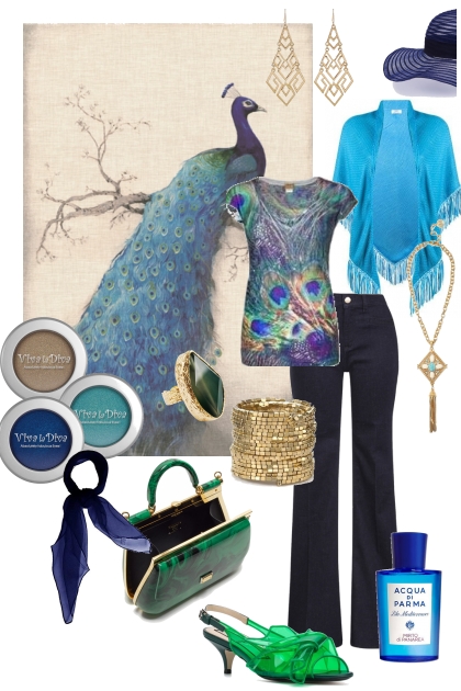 Peacock- Combinazione di moda