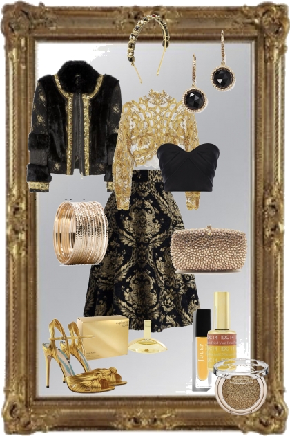 Black & Gold- Fashion set