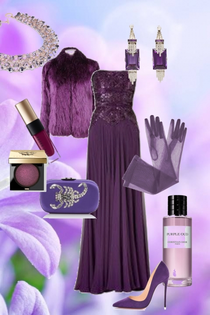 Painting the Town Purple- Fashion set