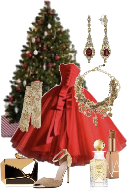 Belle of the Christmas Ball- combinação de moda