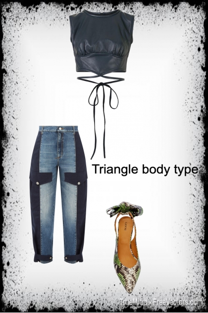 body type- combinação de moda