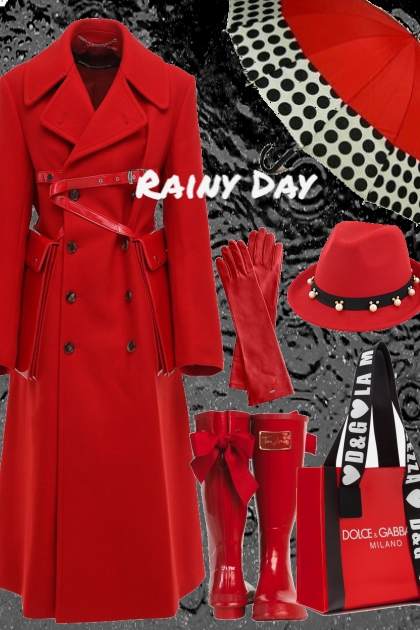 Rainy Day- Combinazione di moda
