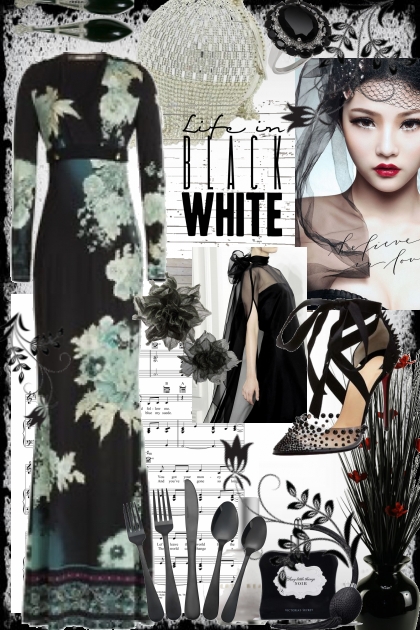 Black & White Gala- Fashion set