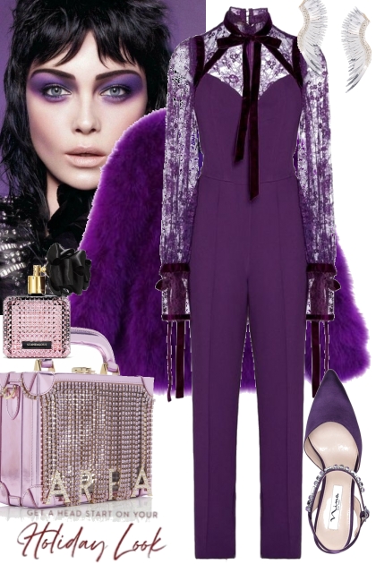  Quaintrelle Violetta- combinação de moda