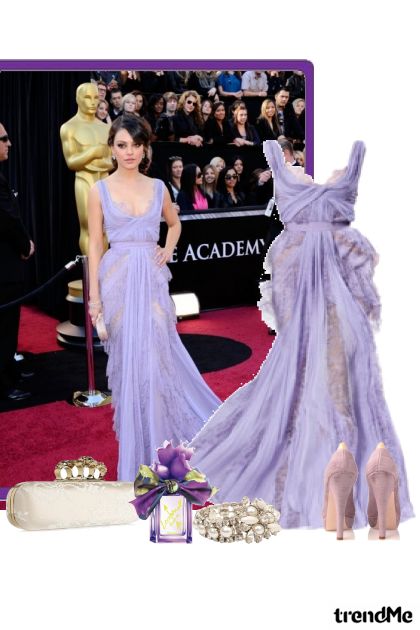 Mila Kunis at the Oscars- Modekombination