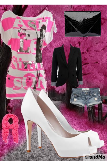 a lot of pink is good- Combinaciónde moda