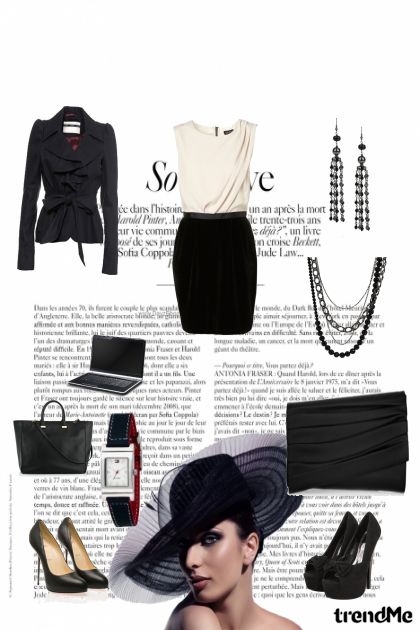 black and white for day and night- Модное сочетание