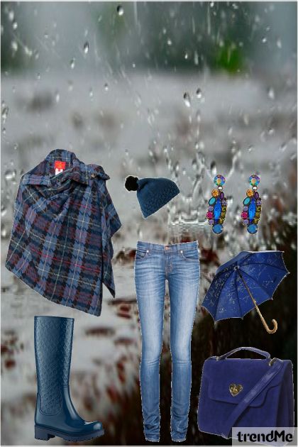 Rainy time- Combinaciónde moda