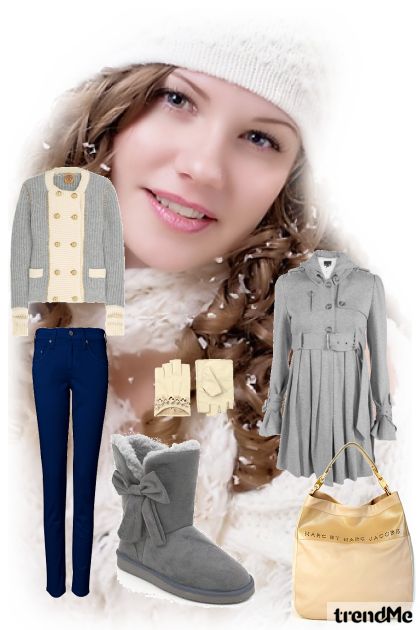 Snowy lady- combinação de moda