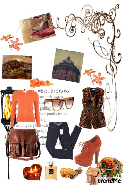 Orange day- combinação de moda