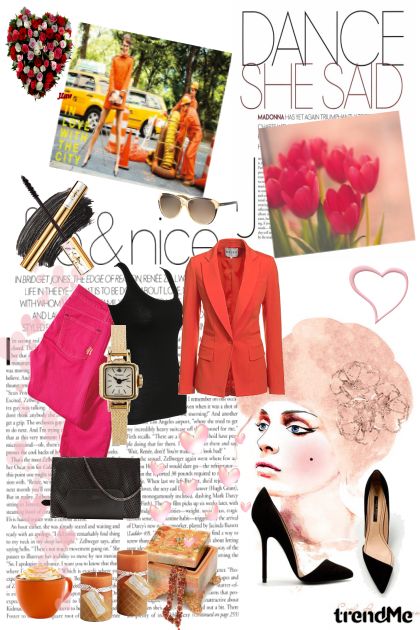 Pink and orange- Combinazione di moda