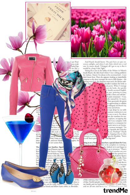 Blue and pink - Combinazione di moda