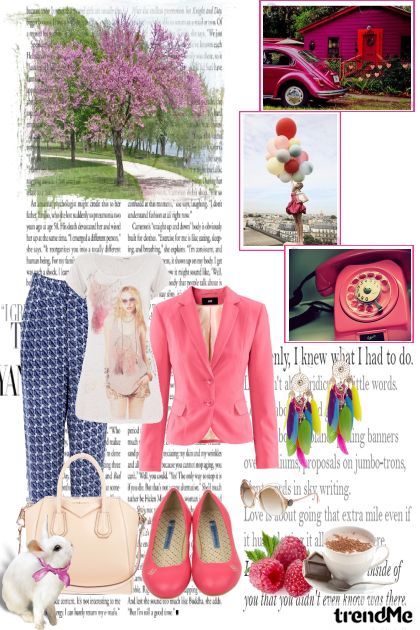 Pink spring day- Fashion set