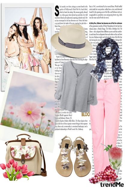 Vintage girl in summer time- Combinaciónde moda