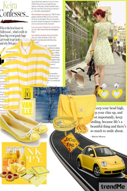 Yellow trip- combinação de moda