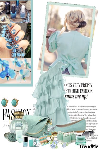 Light and lovely blue.....- Fashion set