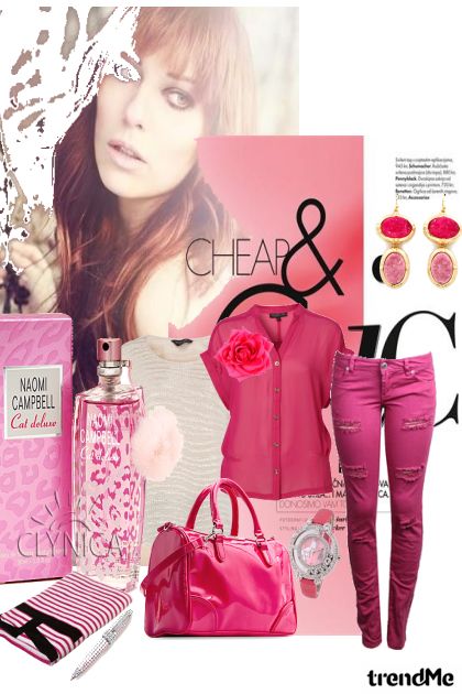 Pink chic- Modna kombinacija