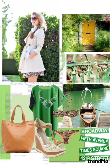 Make your day green!- combinação de moda