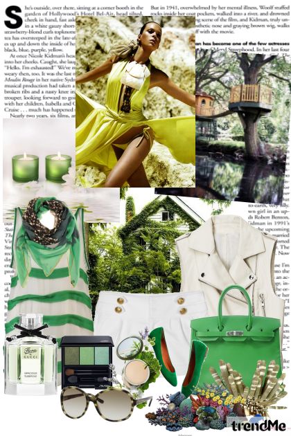 A green wild- Fashion set