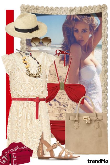 Casual and light for beach- Fashion set